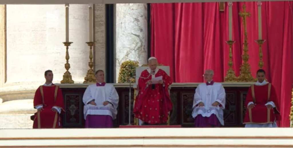 Galleria foto 'Papa Leone a San Pietro, folla e messaggi forti nella Messa di Pentecoste' - foto 1