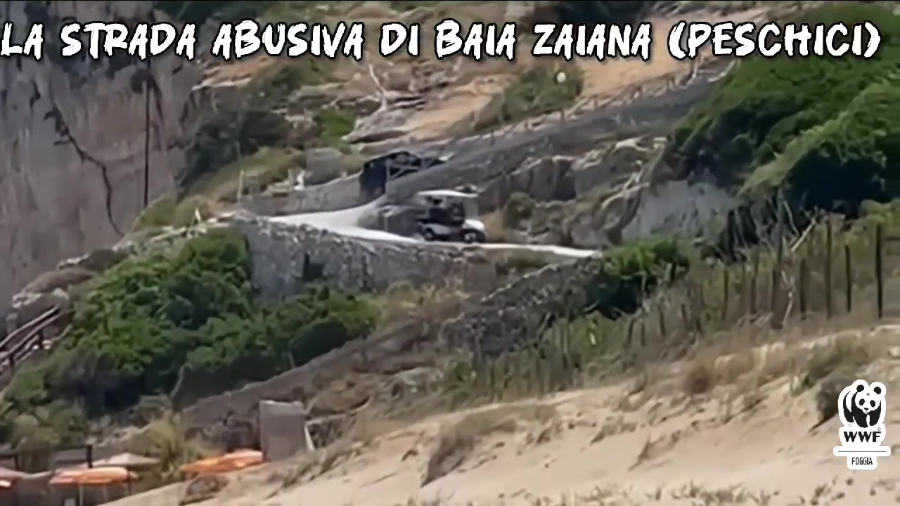 Peschici, Baia Zaiana e la strada abusiva per raggiungere la spiaggia: «È far west ambientale» – VIDEO Peschici, Baia Zaiana e la strada abusiva per raggiungere la spiaggia: «È far west ambientale» – VIDEO