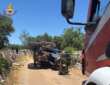 Putignano, grosso trattore si ribalta e perde una ruota: l’agricoltore resta schiacciato sotto il mezzo