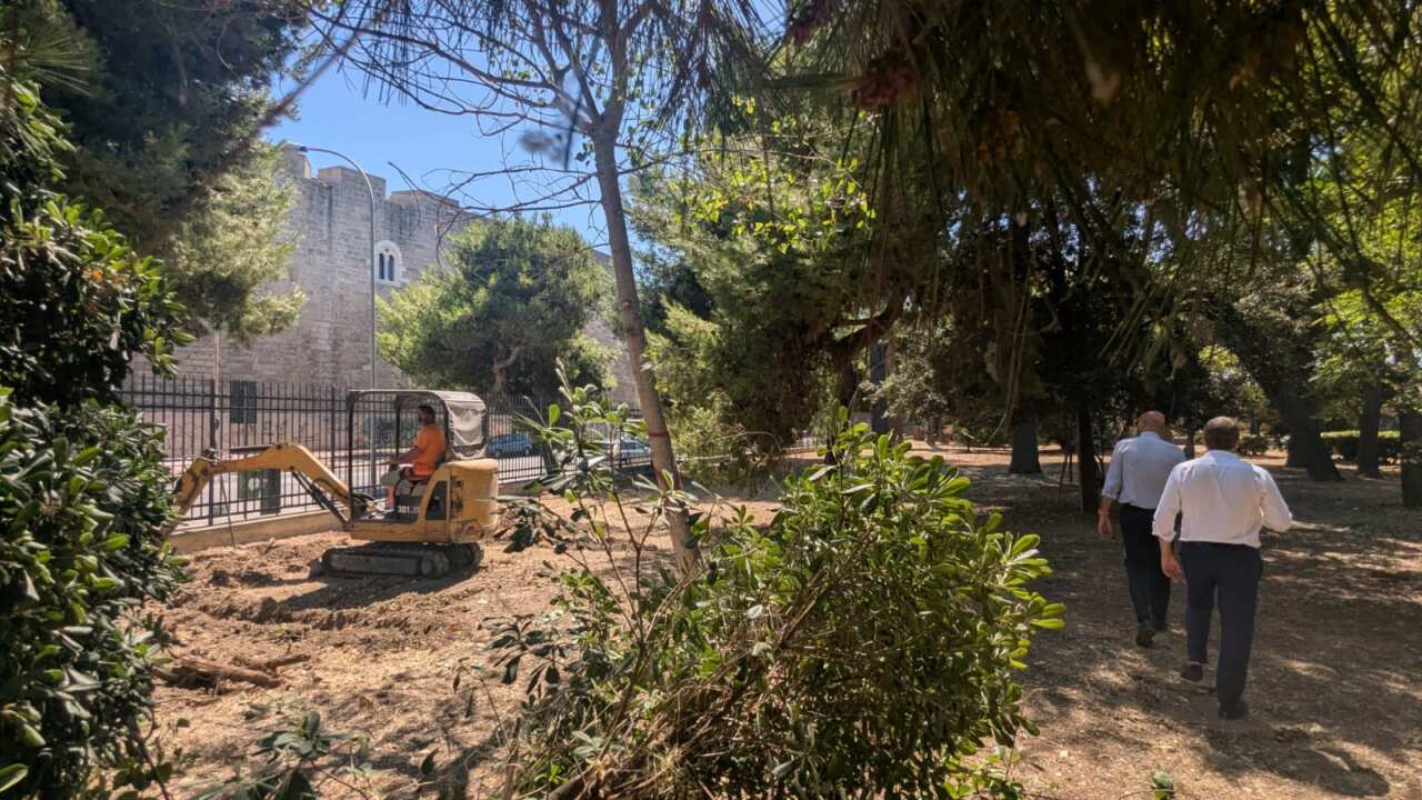 Galleria foto 'Bari, via ai lavori al Parco del Castello: «Presto aperta al pubblico un’area verde sul lungomare De Tullio» – FOTO' - foto 5