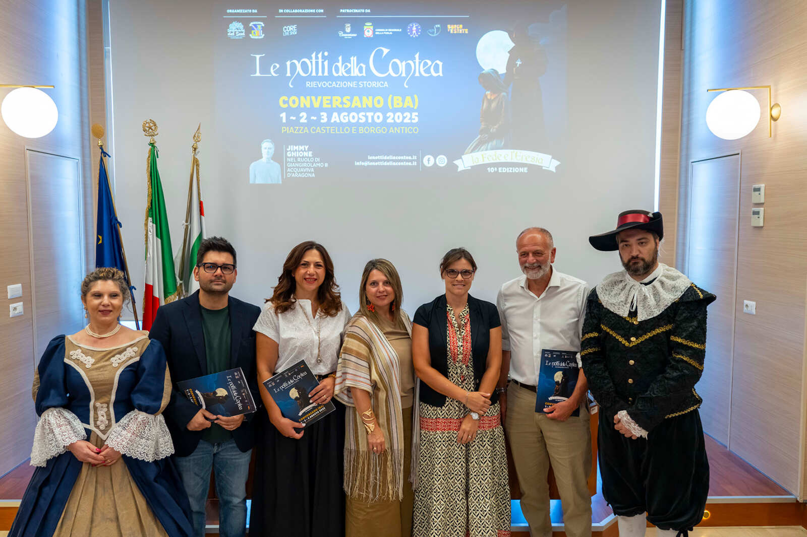 Galleria foto 'A Conversano trionfa la storia con “Le Notti della Contea”: Jimmy Ghione sarà il Conte Giangirolamo – FOTO' - foto 2