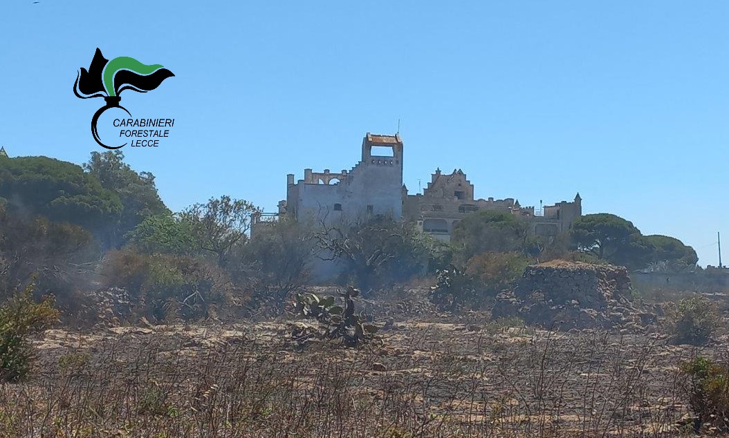 Danno fuoco a rifiuti nelle campagne di Racale: due uomini incastrati dal drone – FOTO Danno fuoco a rifiuti nelle campagne di Racale: due uomini incastrati dal drone – FOTO