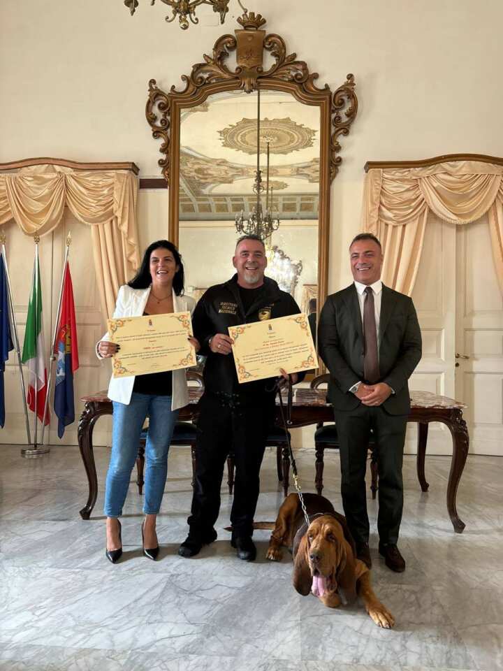 Taranto, un wurstel pieno di chiodi: così è stato ucciso il cane soccorritore Bruno