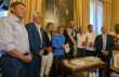 Hopman Cup a Bari, il sindaco Leccese accoglie i tennisti Bronzetti e Cobolli a Palazzo di Città – FOTO