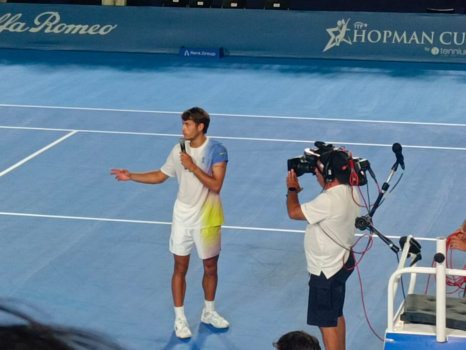 Galleria foto 'Hopman Cup a Bari, l’Italia è in finale: Cobolli e Bronzetti battono anche la Francia' - foto 1
