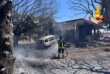 Paura a Mesagne, fiamme vicino a un’abitazione: a fuoco un deposito, un’auto e diverse moto