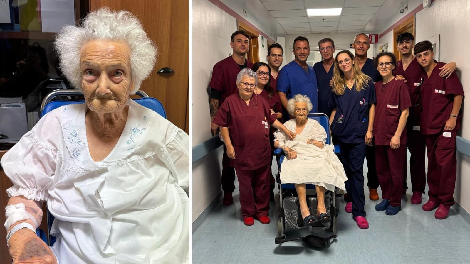 Galleria foto 'Barletta, operata per una frattura al femore a 106 anni: nonna Isabella è già seduta dopo 24 ore' - foto 1