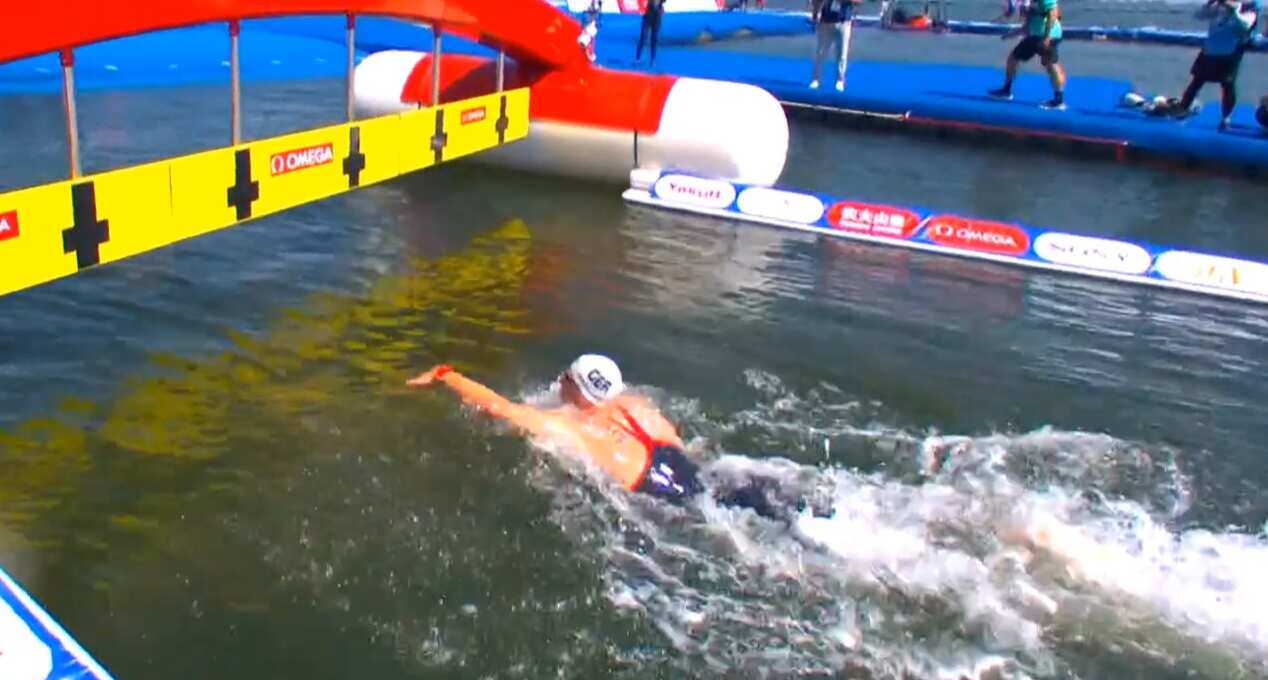 Galleria foto 'Nuoto, Paltrinieri d’argento nella 10 km: prima medaglia per l’Italia ai Mondiali di Singapore' - foto 2
