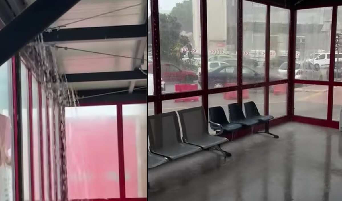 Galleria foto 'Monopoli, l’acquazzone trasforma l’ospedale San Giacomo in un lago: pronto soccorso impraticabile – VIDEO' - foto 1
