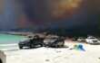 Cagliari, incendio distrugge Punta Molentis: bagnanti in fuga
