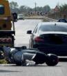Moto contro auto sulla Sp5: vittima un 73enne