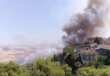 Vasto incendio a Irsina, evacuate abitazioni e attività commerciali: due Canadair in azione