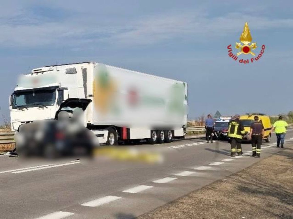 Galleria foto 'Scontro frontale sulla Bradanica tra auto e camion: madre e figlia di 54 e 24 anni perdono la vita' - foto 1