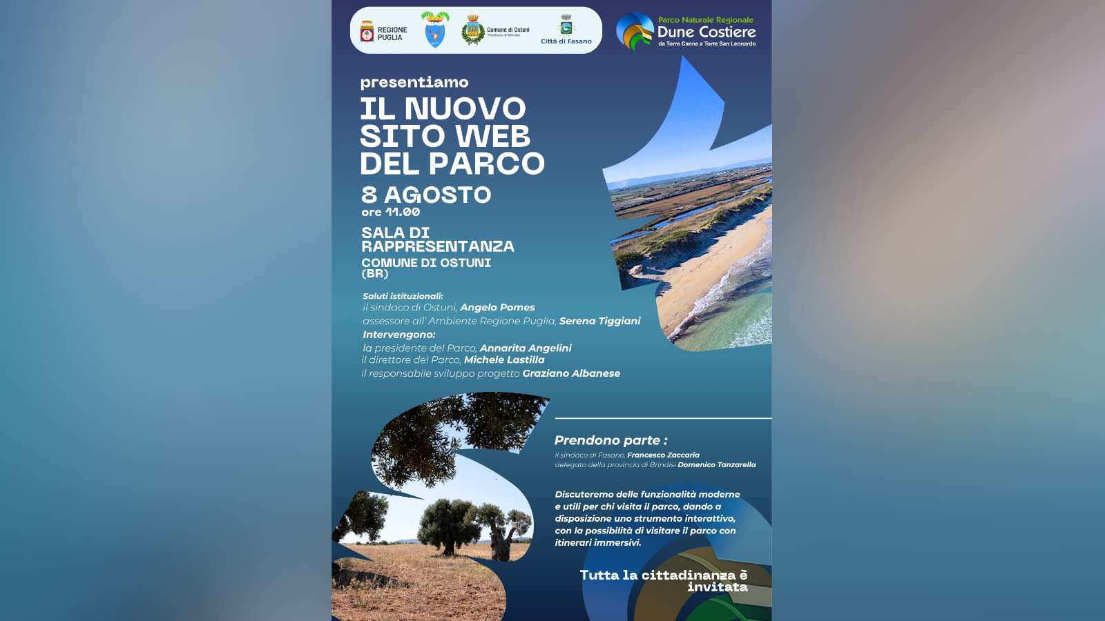 Galleria foto 'Nuova veste per il sito del Parco delle Dune Costiere: moderno, accessibile e ricco di contenuti' - foto 1
