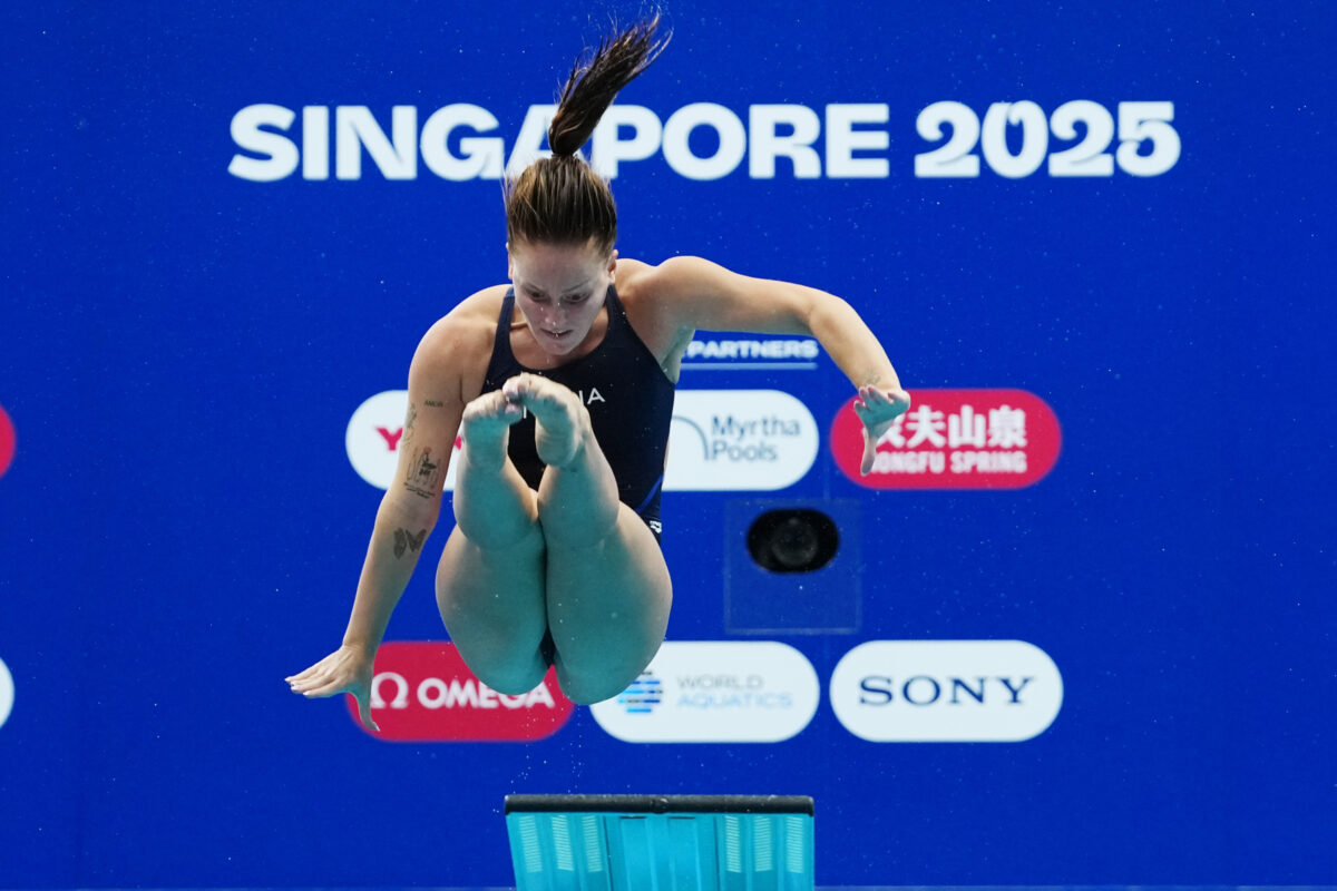 Galleria foto 'Mondiali di nuoto, Pellacani bronzo dai 3 metri: è la terza medaglia per l’azzurra a Singapore' - foto 1