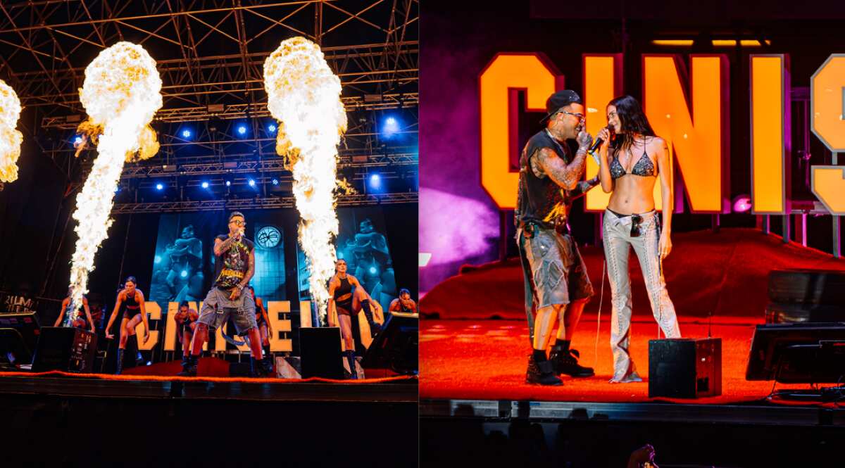 Galleria foto 'Gallipoli, Sfera Ebbasta infiamma Parco Gondar: a sorpresa sul palco anche Elodie per “Yakuza” – FOTO' - foto 1