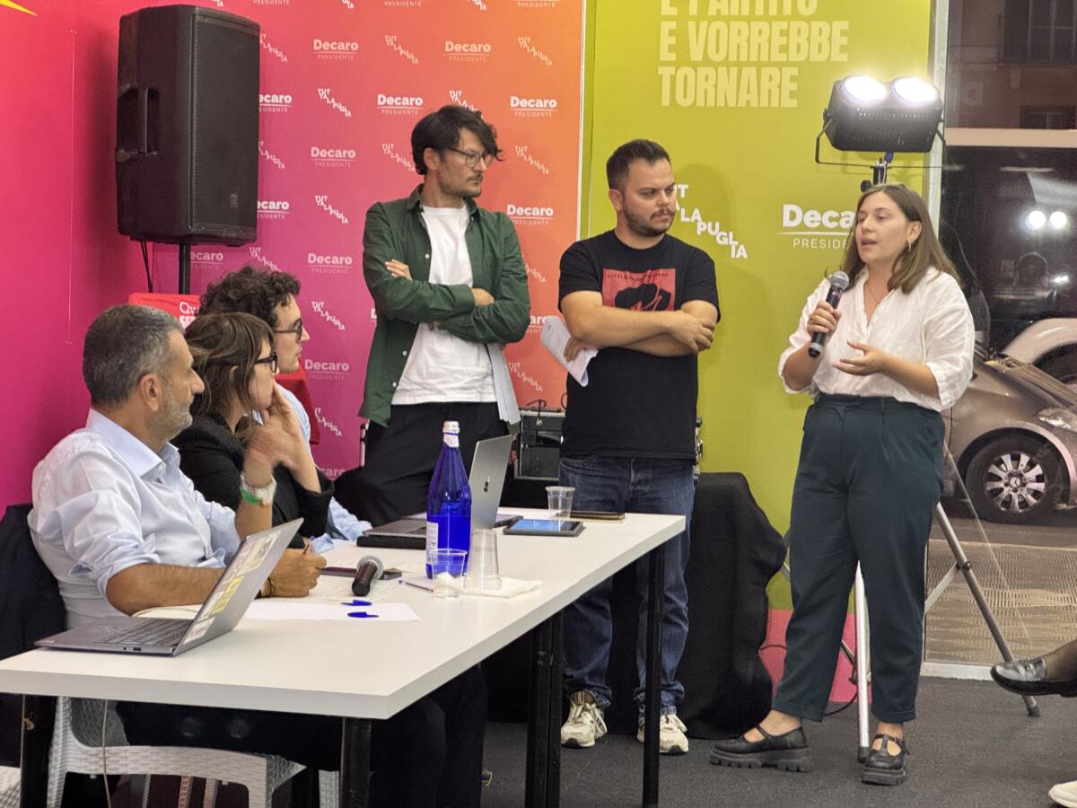 Regionali in Puglia, Decaro incontra gli operatori culturali: «La cultura è una strategia per il futuro» Regionali in Puglia, Decaro incontra gli operatori culturali: «La cultura è una strategia per il futuro»