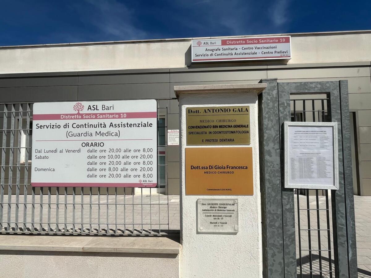 Asl Bari, medici di famiglia riuniti nel presidio territoriale di Cellamare – VIDEO Asl Bari, medici di famiglia riuniti nel presidio territoriale di Cellamare – VIDEO