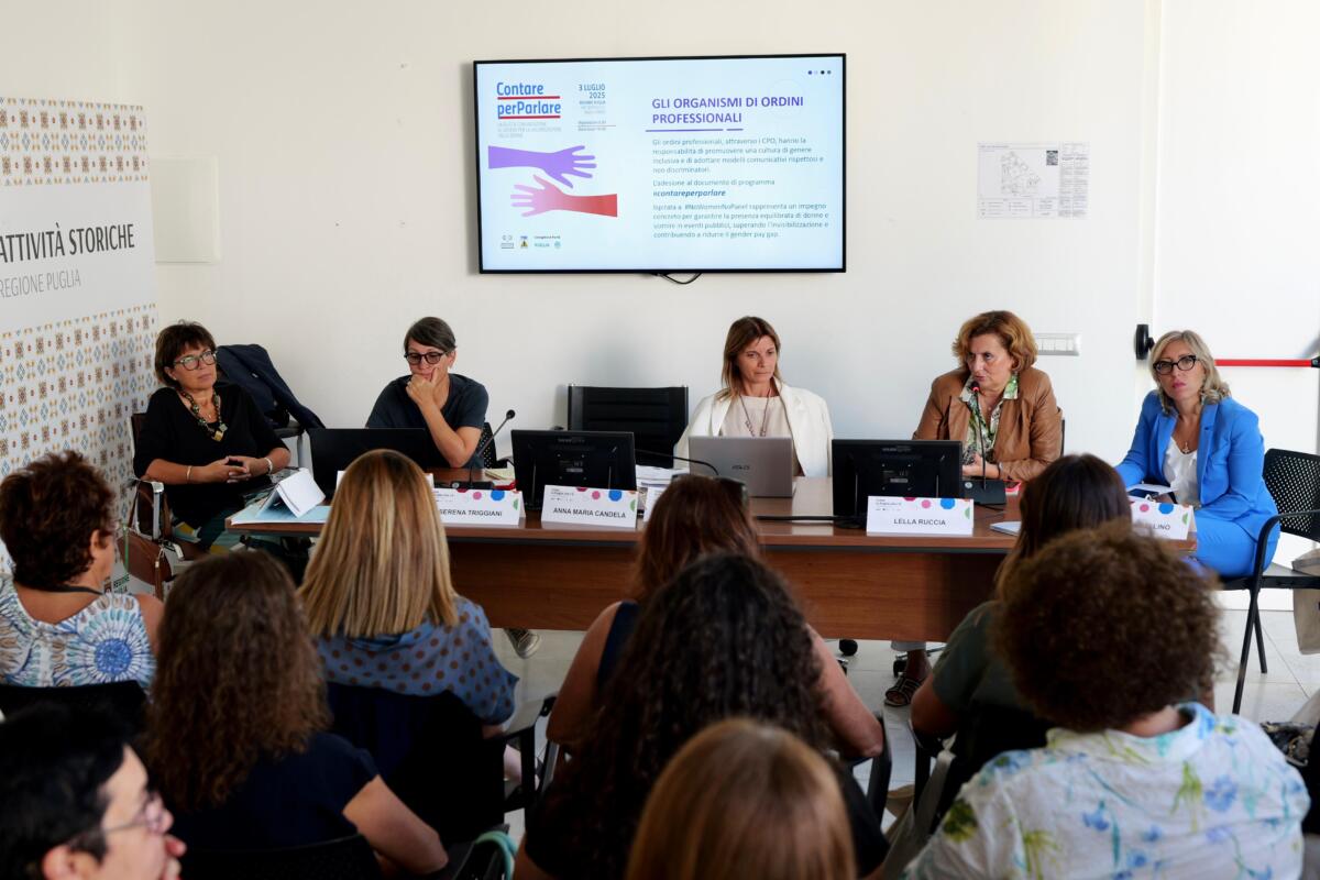 Fiera del Levante, focus sull’Agenda di genere della Puglia. Triggiani: «Bilancio positivo ma ancora poche donne occupate» – VIDEO Fiera del Levante, focus sull’Agenda di genere della Puglia. Triggiani: «Bilancio positivo ma ancora poche donne occupate» – VIDEO