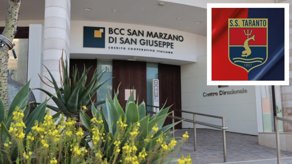 Galleria foto 'Taranto calcio, la Bcc di San Marzano di San Giuseppe è il terzo sponsor sulla maglia rossoblù' - foto 1