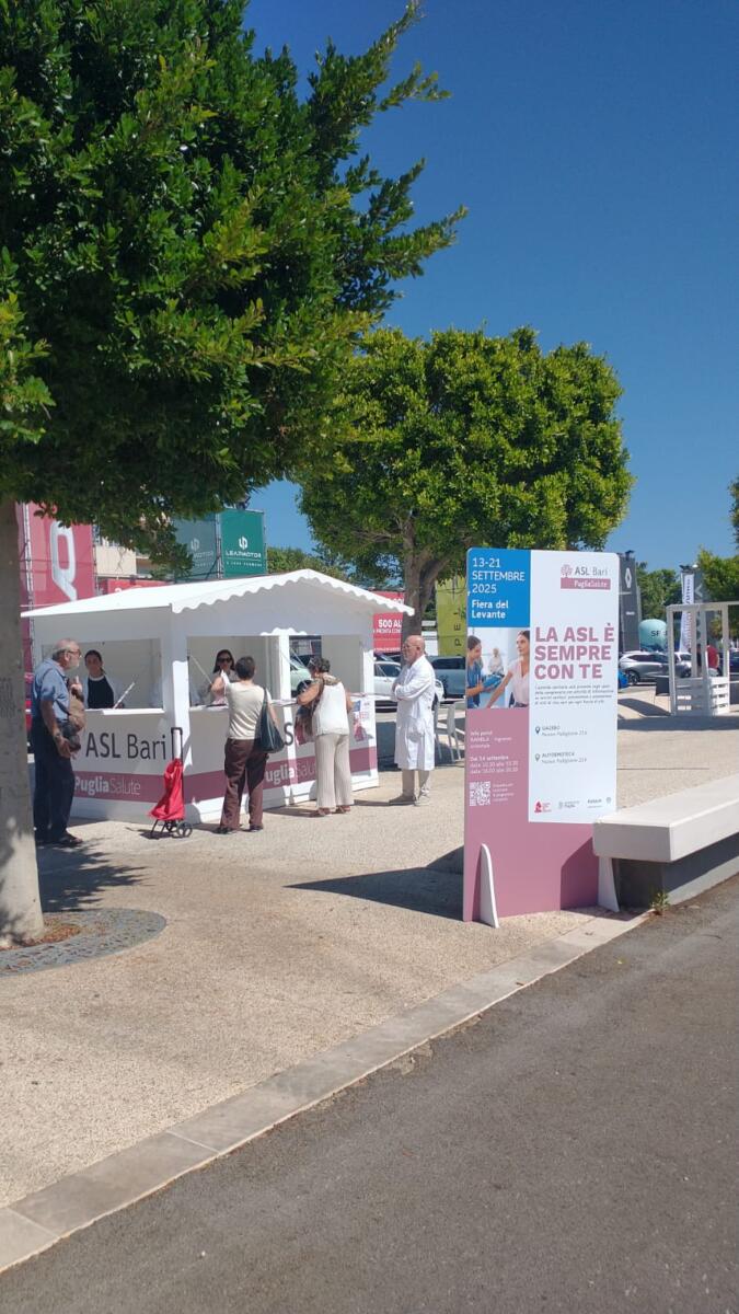 Bari, sanità in Fiera del Levante: la Asl tra la gente per informare e fare prevenzione – IL PROGRAMMA Bari, sanità in Fiera del Levante: la Asl tra la gente per informare e fare prevenzione – IL PROGRAMMA