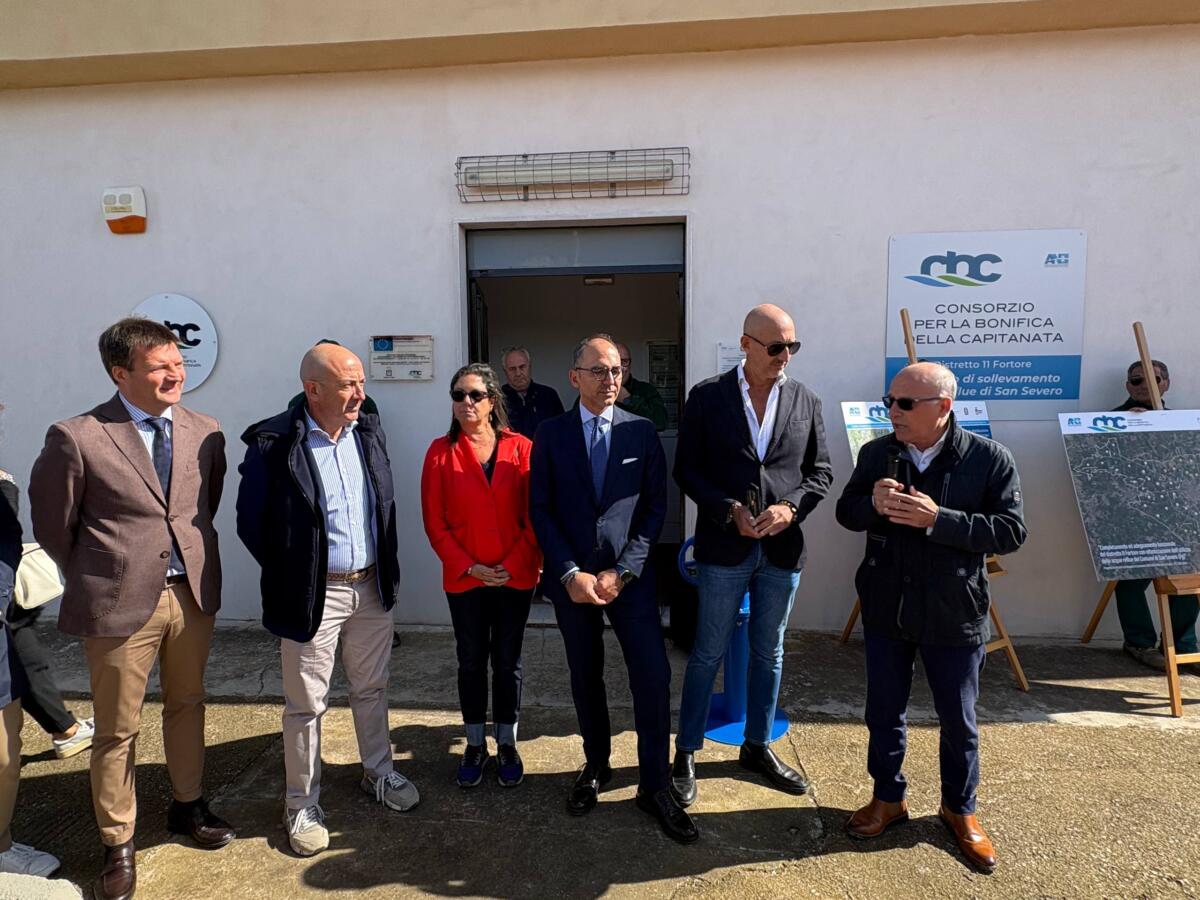Acqua riutilizzata in agricoltura: 20 milioni per due opere idriche strategiche a Foggia – FOTO