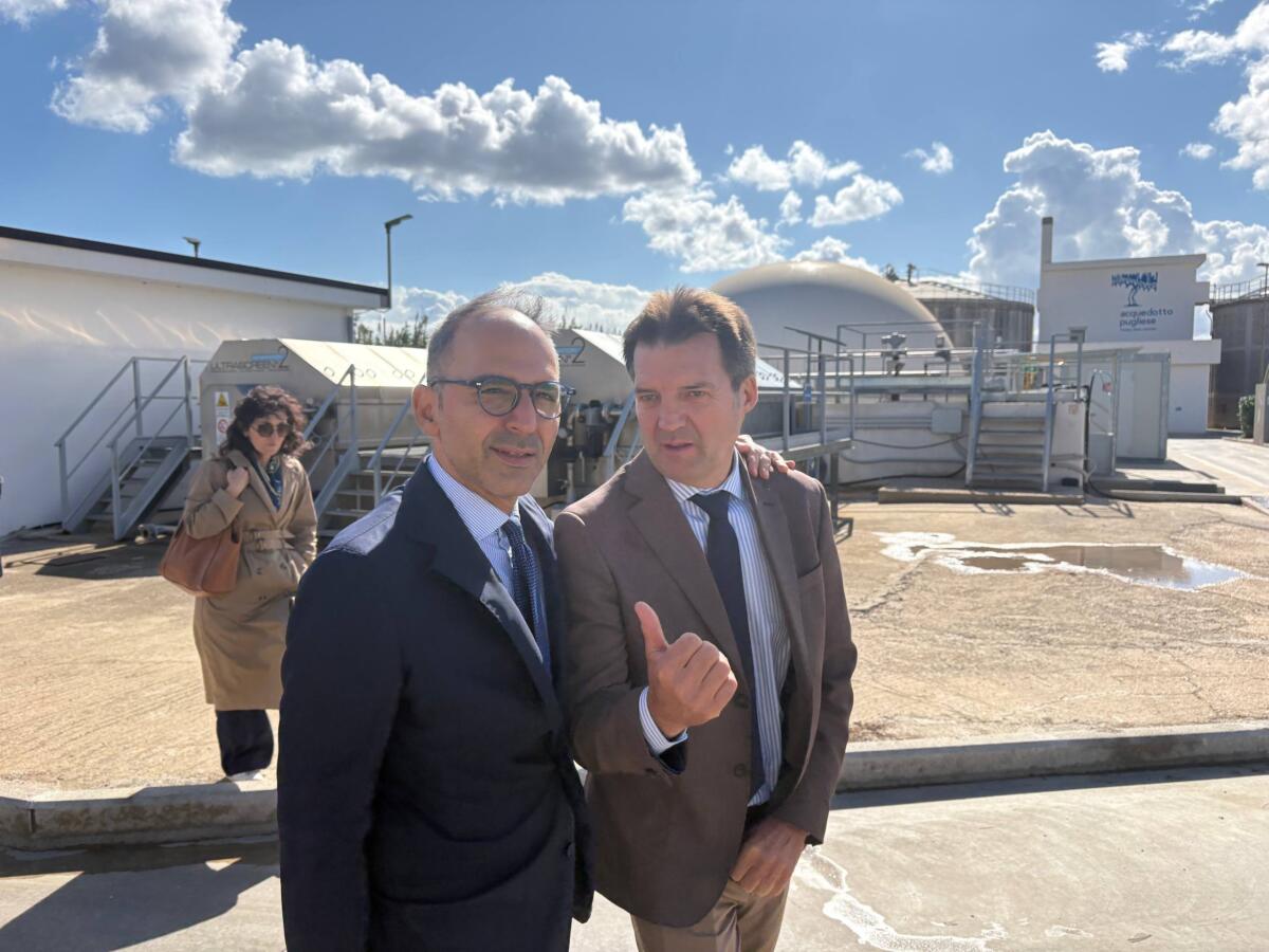 Acqua riutilizzata in agricoltura: 20 milioni per due opere idriche strategiche a Foggia – FOTO