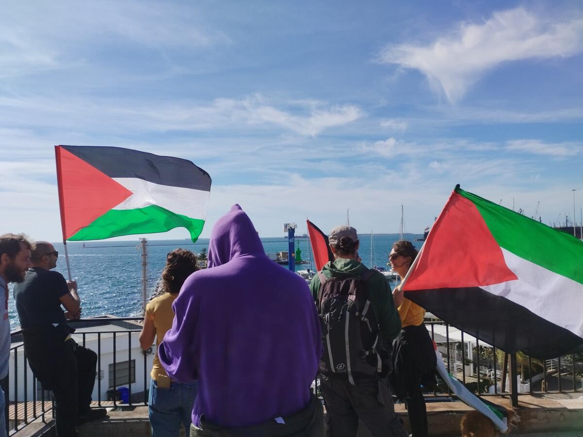Galleria foto 'Tensioni nel porto di Taranto, arriva la nave pro-Palestina “Ghassan Kanafani” ma torna la petroliera Seasalvia' - foto 1