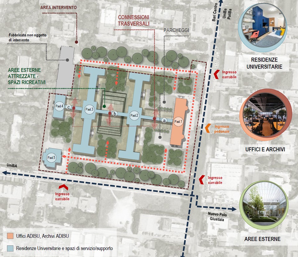Bari, nuove residenze universitarie nell’ex ospedale Bonomo: affidata la progettazione Bari, nuove residenze universitarie nell’ex ospedale Bonomo: affidata la progettazione