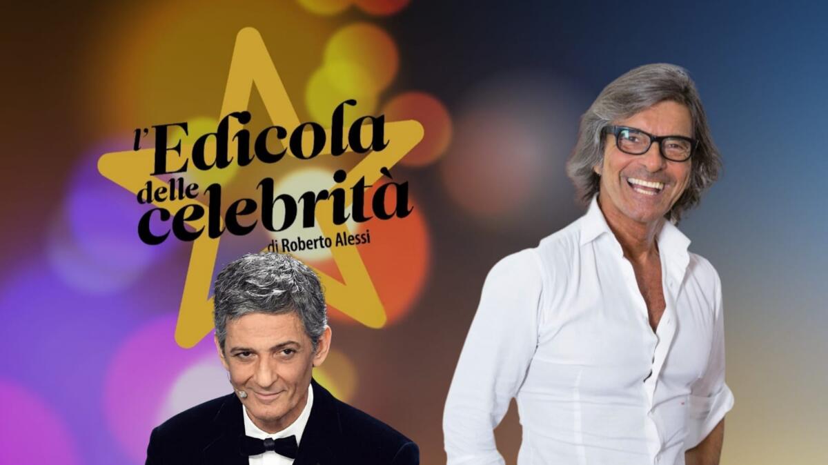 Galleria foto 'L’Edicola delle celebrità, Mina regala a Fiorello il jingle della trasmissione “La Pennicanza”' - foto 1
