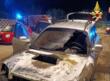 Sannicola, auto in fiamme nella notte: era regolarmente parcheggiata in strada. Indagano i carabinieri