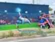 Bari, il nuovo murale dedicato a Igor Protti diventa meta di tifosi e cittadini