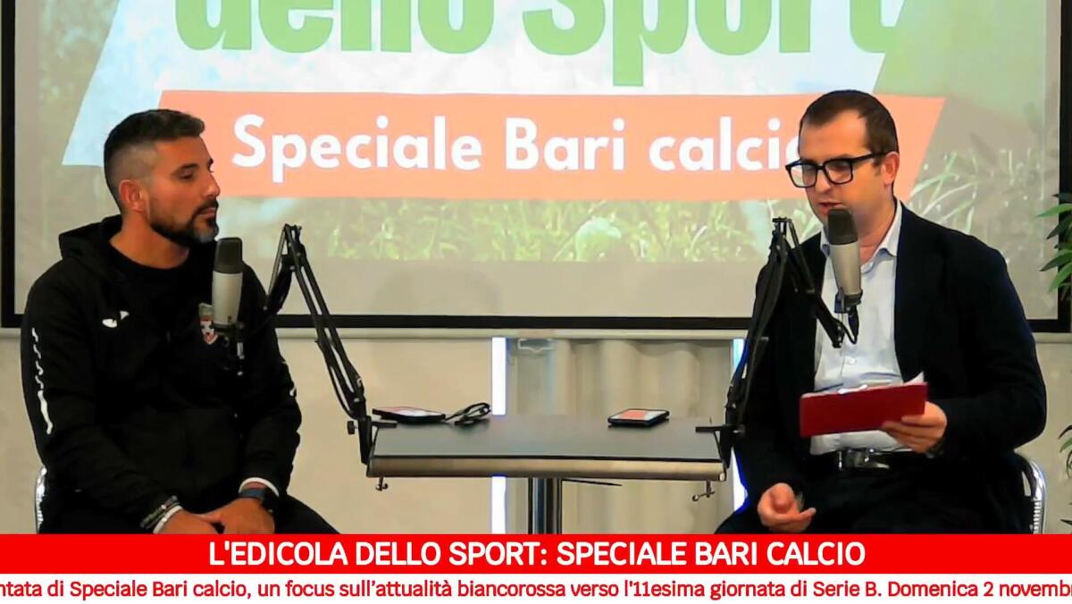 Galleria foto 'Stagione 2-Ep.7 Edicola dello Sport: Speciale Bari calcio, verso la sfida contro il Cesena – IN DIRETTA' - foto 1