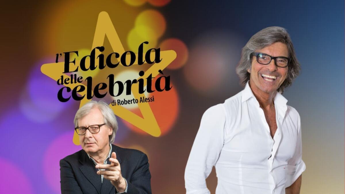 Galleria foto 'L’Edicola delle celebrità, Vittorio Sgarbi è tornato: ha scritto un nuovo libro' - foto 1