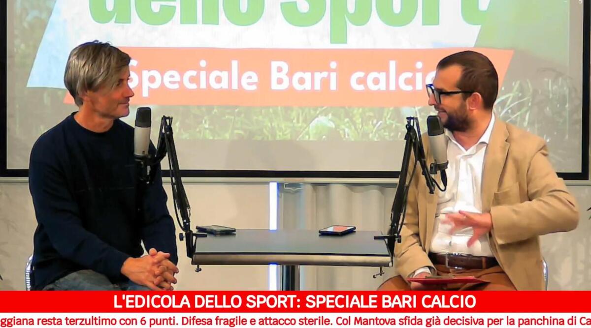 Galleria foto 'Stagione 2-Ep.6 Edicola dello Sport, Speciale Bari calcio: col Mantova sfida chiave – IN DIRETTA' - foto 1