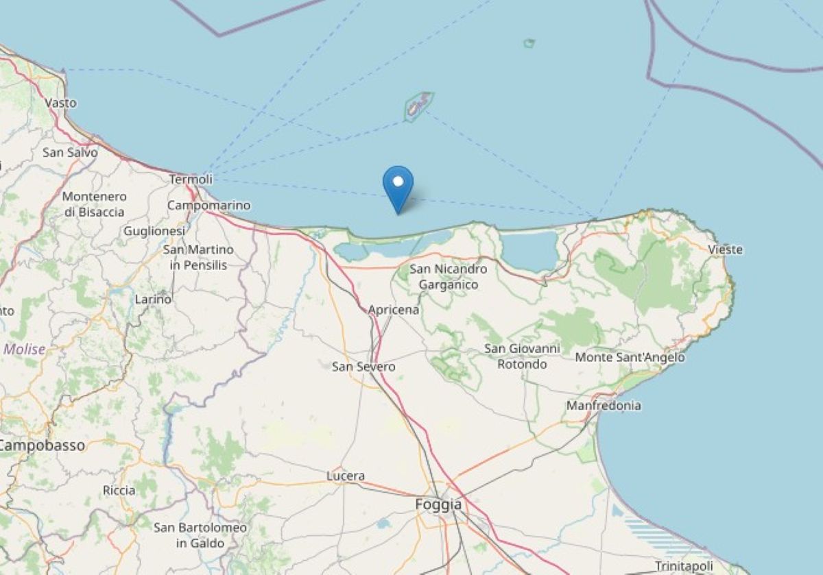 Terremoto sul Gargano, scossa di magnitudo 3.6 avvertita dalla popolazione: «Non ci sono danni» Terremoto sul Gargano, scossa di magnitudo 3.6 avvertita dalla popolazione: «Non ci sono danni»