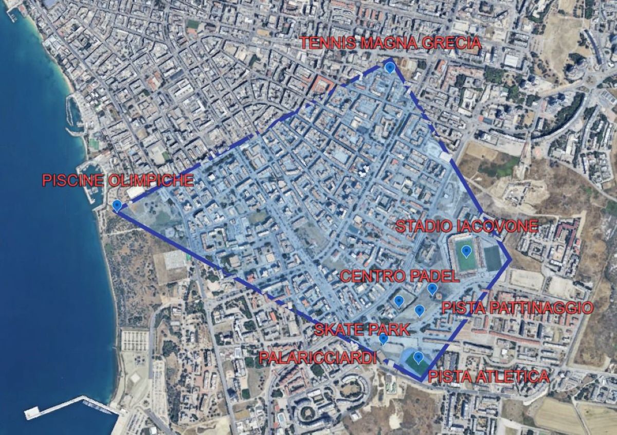 Galleria foto 'Giochi del Mediterraneo, il quadrilatero dello sport di Taranto: 8 impianti da 150 milioni' - foto 1