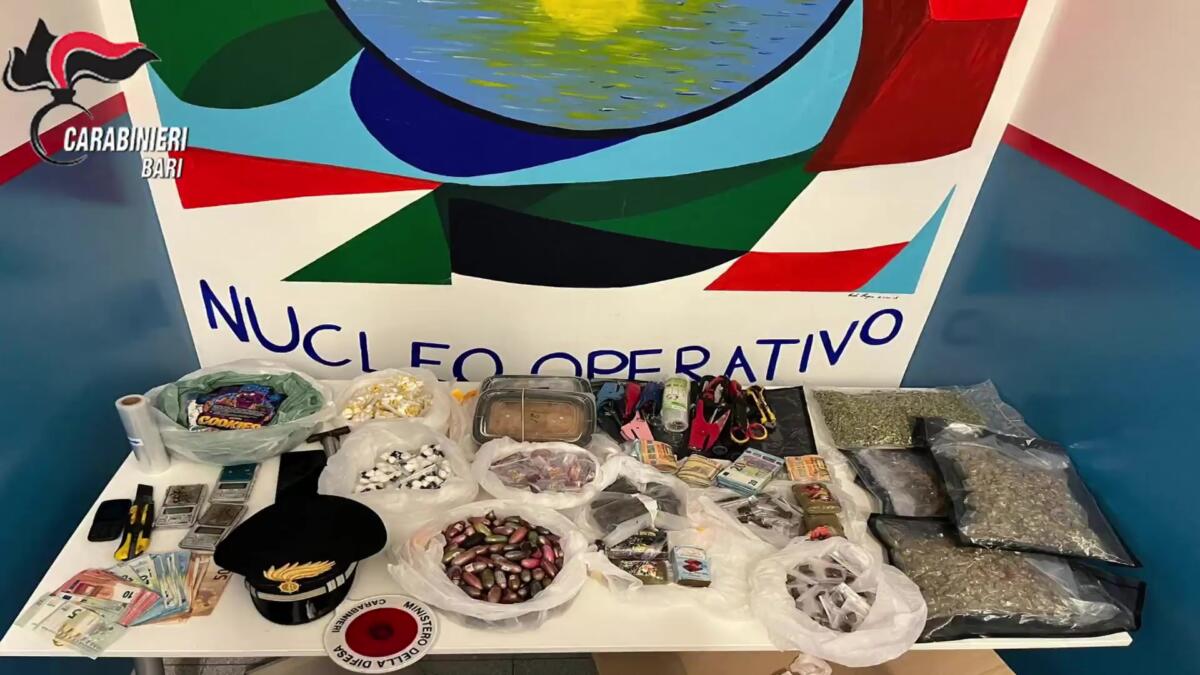 Galleria foto 'Bitonto, blitz antidroga nel centro storico: 4 arresti, tra loro 3 donne parenti di un boss in carcere – VIDEO' - foto 1