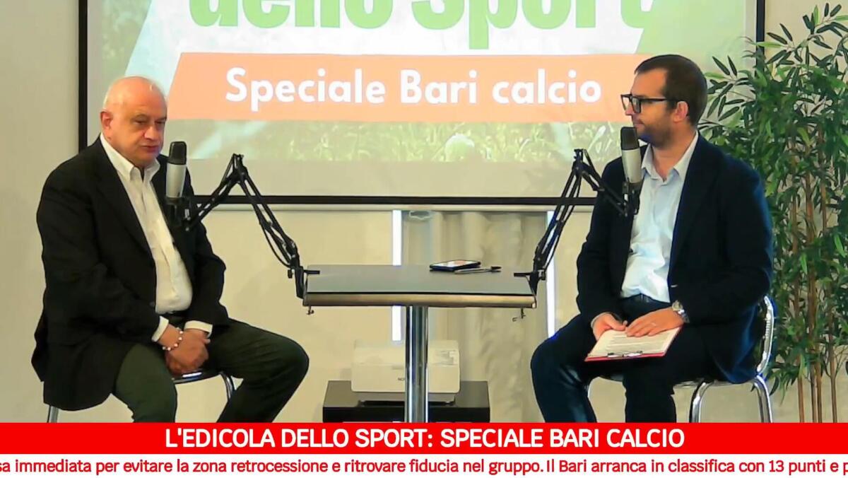 Stagione 2-Ep.9 Edicola dello Sport, Speciale Bari calcio: a caccia di punti e carattere per risalire Stagione 2-Ep.9 Edicola dello Sport, Speciale Bari calcio: a caccia di punti e carattere per risalire