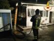 Pezze di Greco, in fiamme il bar di una stazione di servizio: intervengono i vigili del fuoco