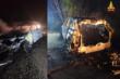 Suv abbandonato distrutto dalle fiamme nelle campagne di Corato, indagano i carabinieri