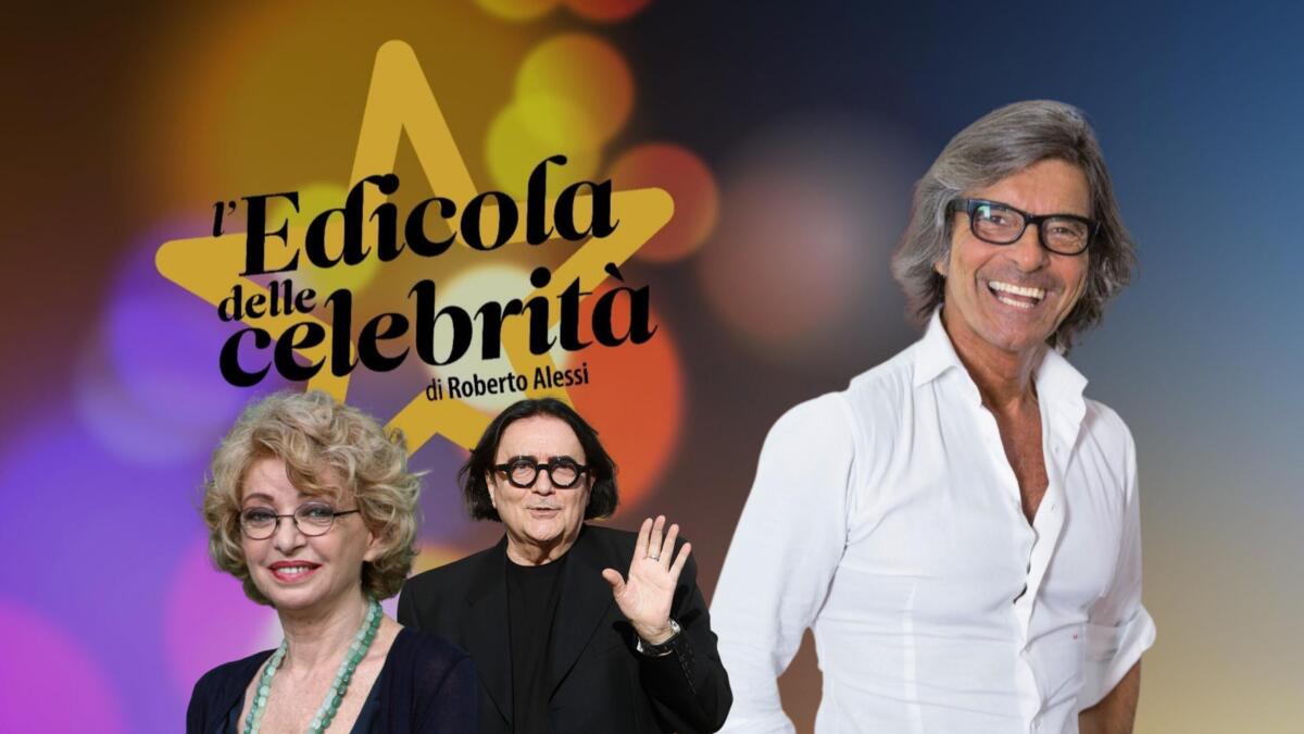 Galleria foto 'L’Edicola delle celebrità, Renato Zero e il suo “debito” con Enrica Bonaccorti' - foto 1