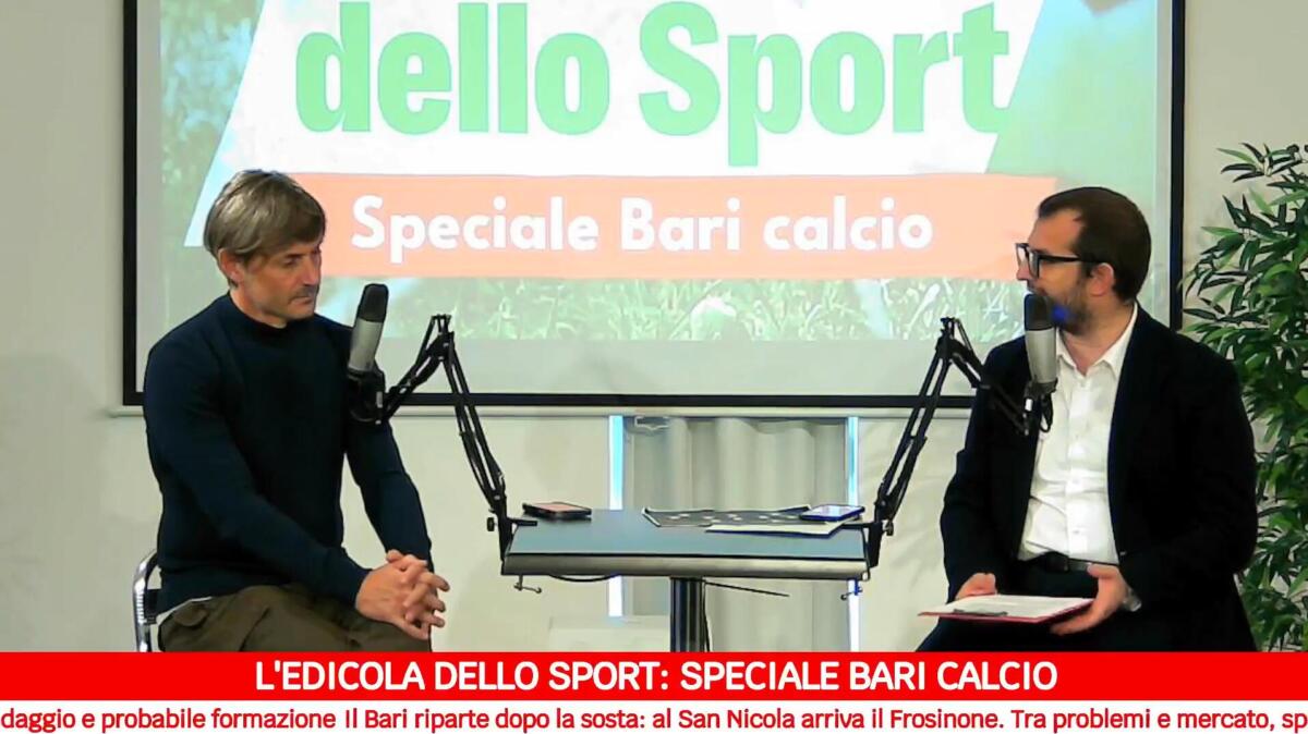 L’Edicola dello Sport S2E10, verso Bari-Frosinone: analisi e mercato in primo piano L’Edicola dello Sport S2E10, verso Bari-Frosinone: analisi e mercato in primo piano