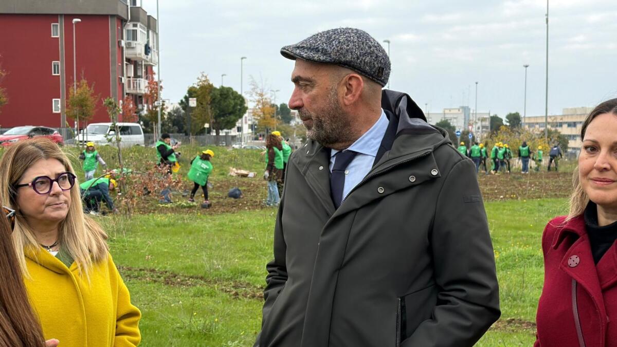 Galleria foto 'Bari, il quartiere San Paolo respira: 500 nuovi alberi grazie ai dipendenti-volontari – FOTO' - foto 4