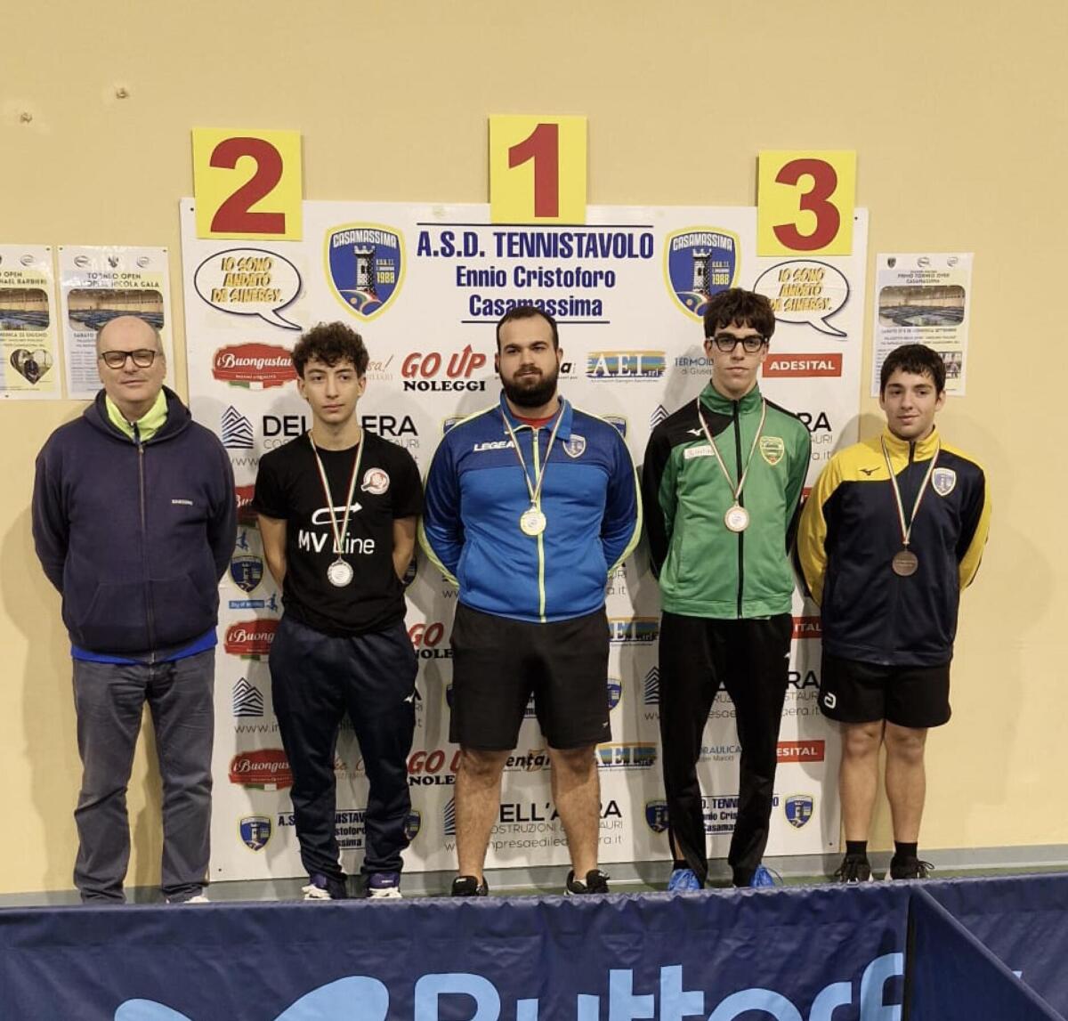 Galleria foto 'Tennis tavolo, Bari sugli scudi: i biancorossi vincono e ottengono il pass per i Campionati italiani' - foto 5