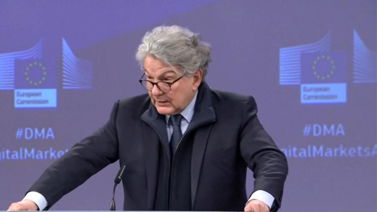 Galleria foto 'Gli Usa negano il visto a Thierry Breton e altri europei: Ue pronta a reagire sulle regole digitali' - foto 1