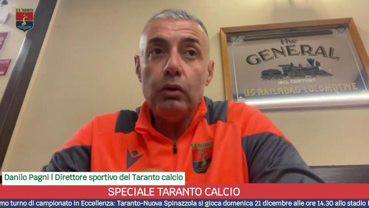 Galleria foto 'Taranto-Nuova Spinazzola, conferenza stampa di pre partita con il direttore sportivo Danilo Pagni' - foto 1