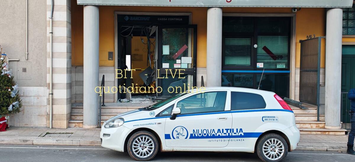 Galleria foto 'Assalto a bancomat nel Barese: colpo nella notte a Cassano delle Murge – FOTO' - foto 2