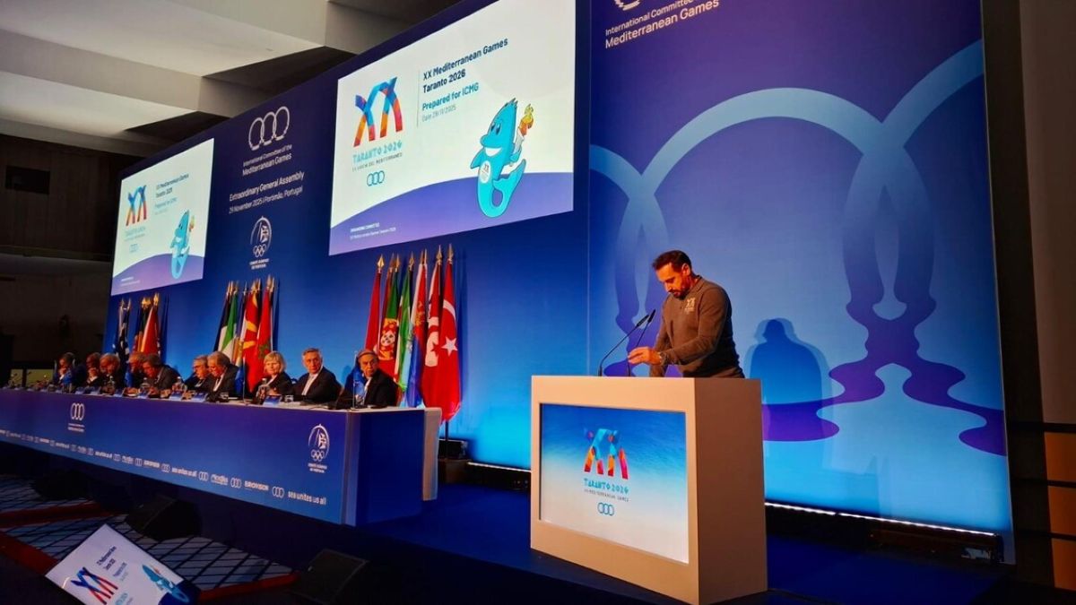 Galleria foto 'Giochi del Mediterraneo, in Portogallo il punto sui lavori per Taranto 2026: confronto con il Comitato internazionale' - foto 1
