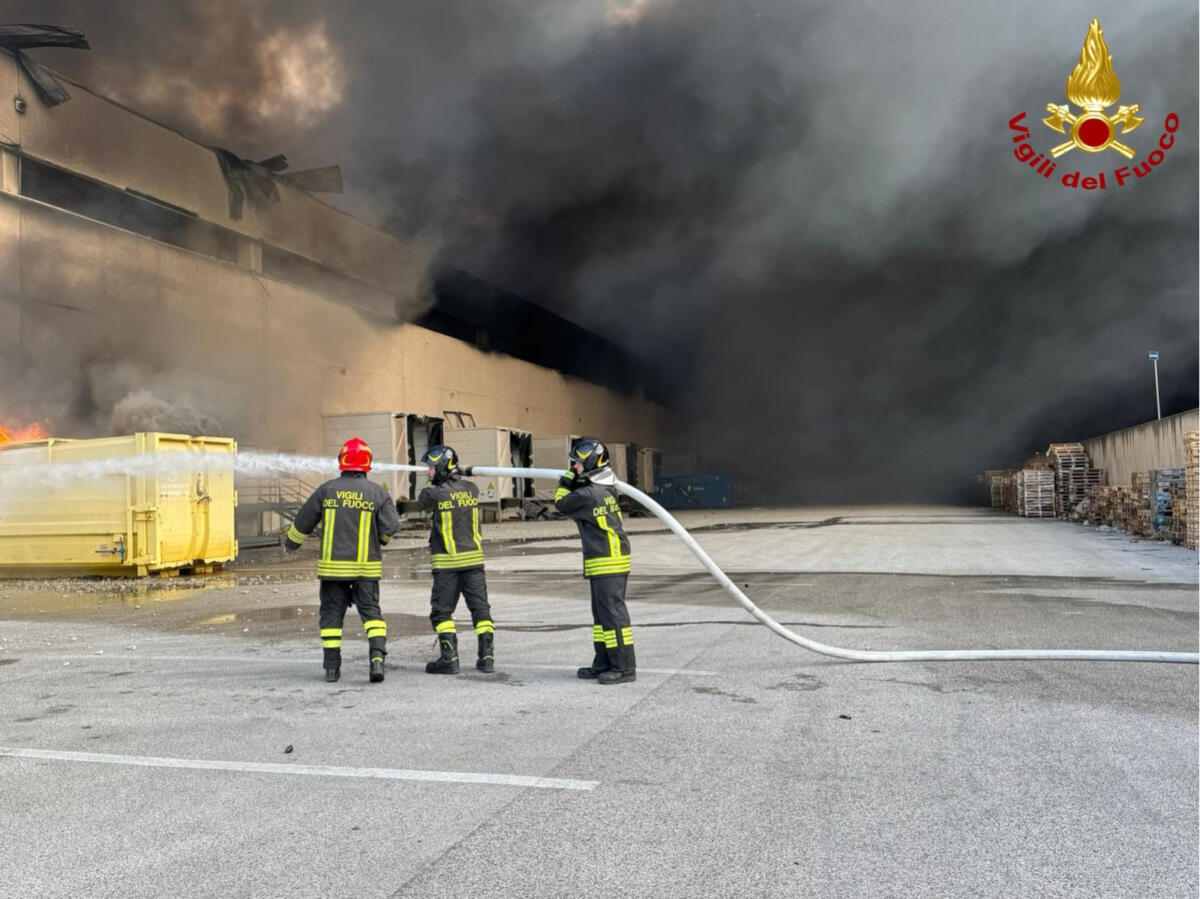 Galleria foto 'Incendio nel Barese, a fuoco lo stabilimento della Terminal Puglia tra Adelfia e Rutigliano – FOTO e VIDEO' - foto 2
